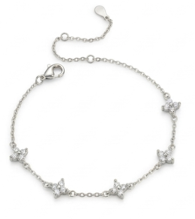 Velori Four-Leaf Flower Bracelet