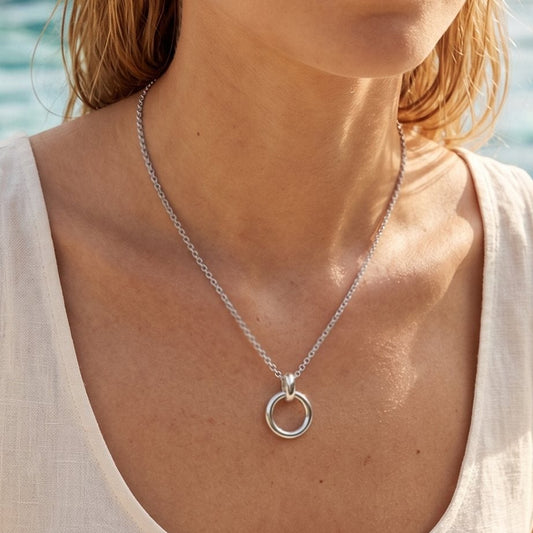 Circle Pendant Necklace