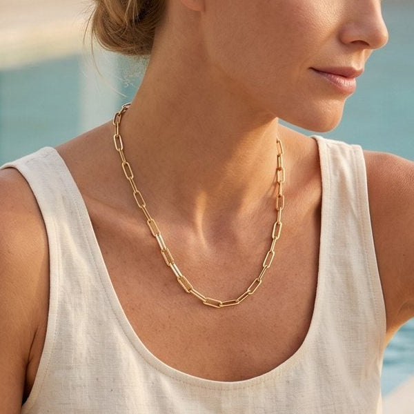 Paperclip Chain Necklace